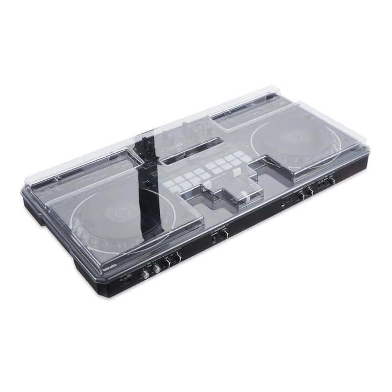Decksaver Super Strong Polycarbonate Custom Fit Cover Compatible with Pioneer DJ DDJREV5 Protects from Liquids Dust Smoke and Impact