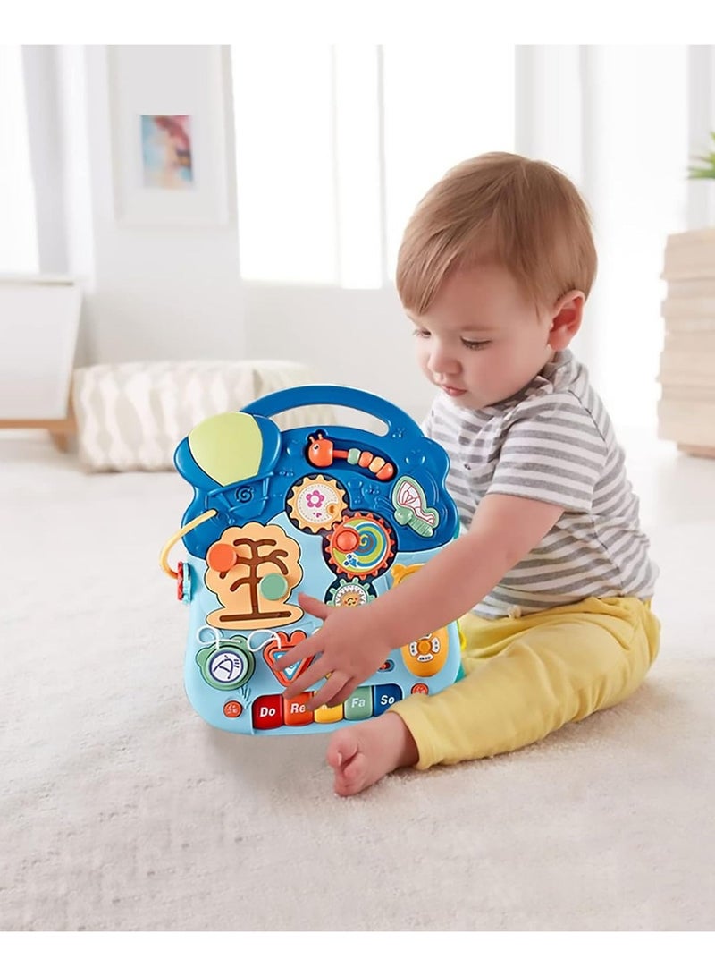 3 in 1 walker for baby,push Walker for Babies withMusic,shape sorter&Montessori,Entertainment Table Kids Early Educational ActivityCenter Baby Push Walkers for Boys&Girls 6-24months - Image 3