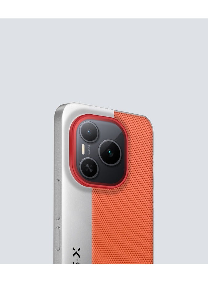 general Honor Power Phone Suede Triangle-grain Power Full-coverage Shockproof Hard Case - Skin-touch Fashion Brand Protector - Image 2