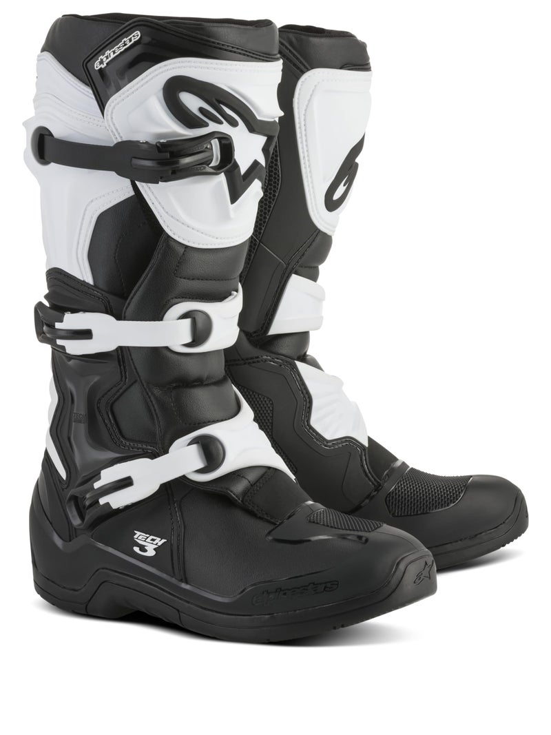 Alpinestars Tech 3 Motocross Boots Durable Lightweight for OffRoad Powersports 13 BlackWhite - Image 2