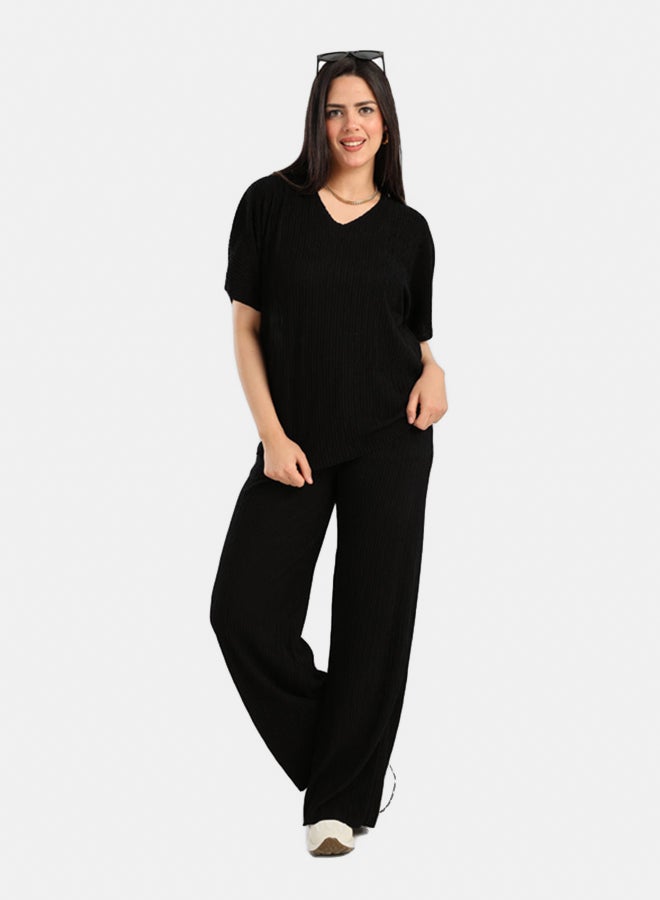 Carina Ribbed Lounge Blouse - Image 5