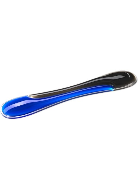 Kensington Slim Duo Gel Wrist Rest for Low Profile Keyboard Wrist Pad for Keyboard Ergonomic Wrist Pad for Computer NonSkid Computer Pad with Wrist Support Blue K62441WW 19 x 37x 07