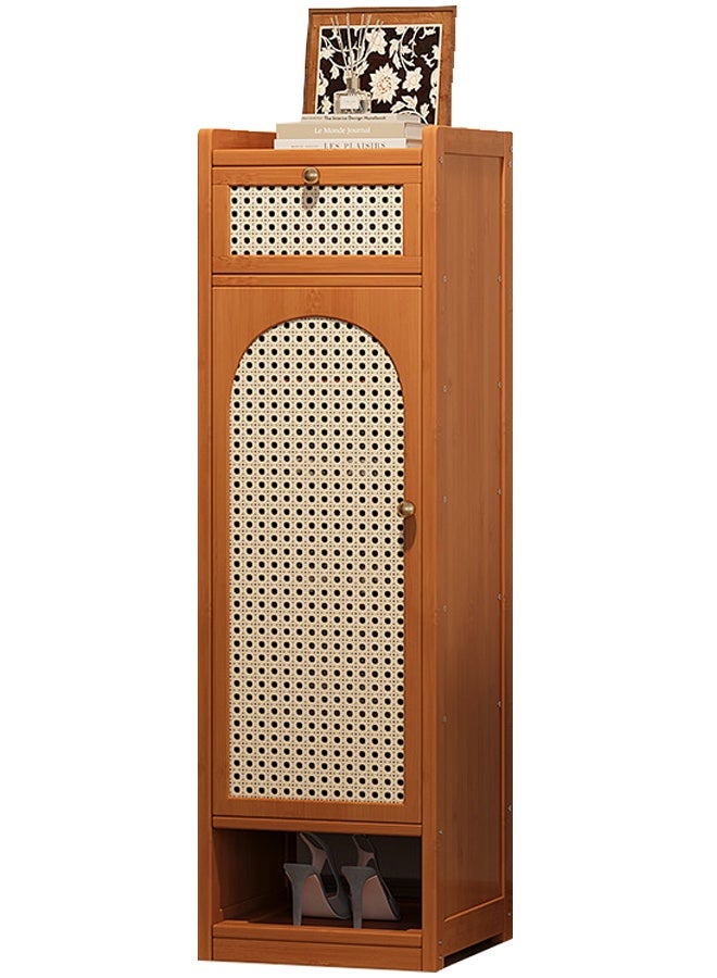 إن كي أكس رف أحذية للمدخل متعدد الطبقات لتوفير المساحة الضيقة، لون بني، 107.5*31*32 سم - Image 5