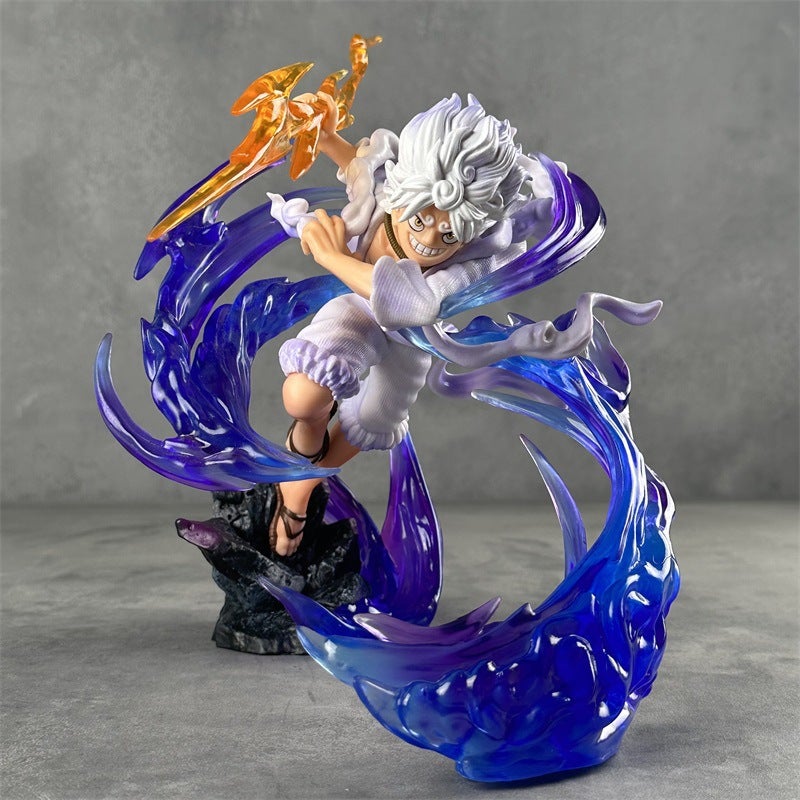 One Piece Luffy Gear 5 GK Anime Figure Statue - Image 4