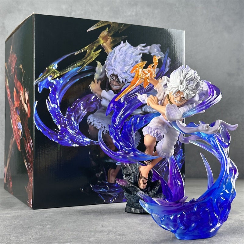 One Piece Luffy Gear 5 GK Anime Figure Statue - Image 1