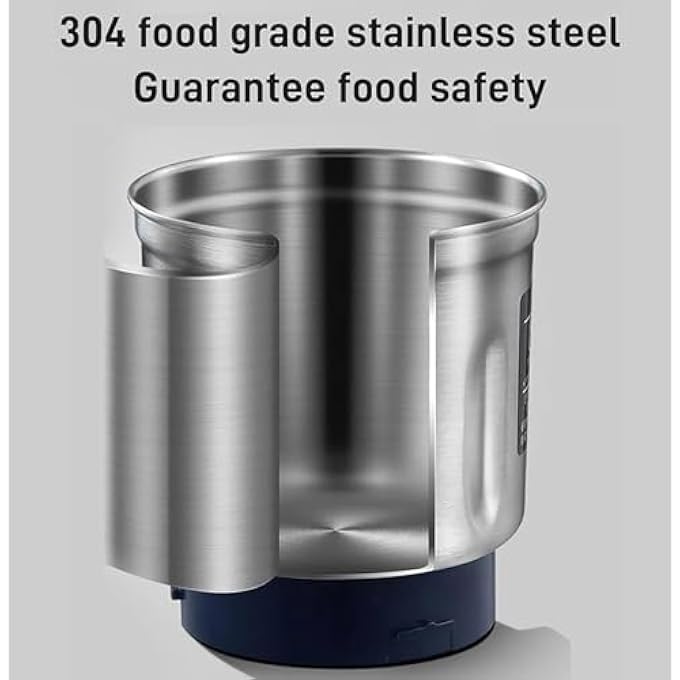 NALACAL Household Small Powder Grinding Machine Blades Coffee Bean Grinder Low Noise Multifunctional Grinding Machine For Grain Coffee Blue - Image 5