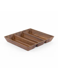 Tokyo 3-Compartment Large Deep Plate, Mahogany - 31x28 cm - pzsku/Z47CD9255EF0018469D83Z/45/_/1700655463/57d9c2e0-7b64-483e-96e9-80cd47733b2a