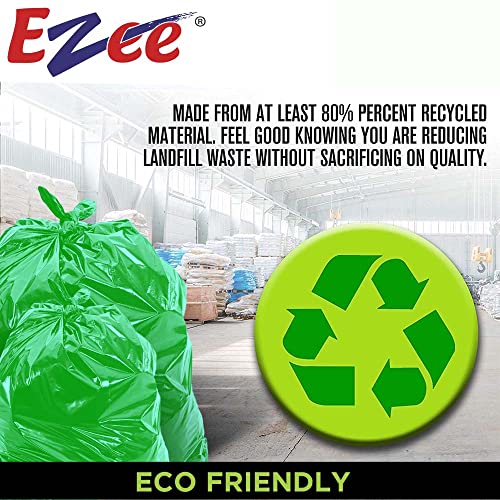Ezee Bio-degradable Small Garbage Bags/Trash Bags/Dustbin Bags (17 X 19 Inches) Pack of 5 (150 Pieces) 30 Pcs Each Pack - Image 2