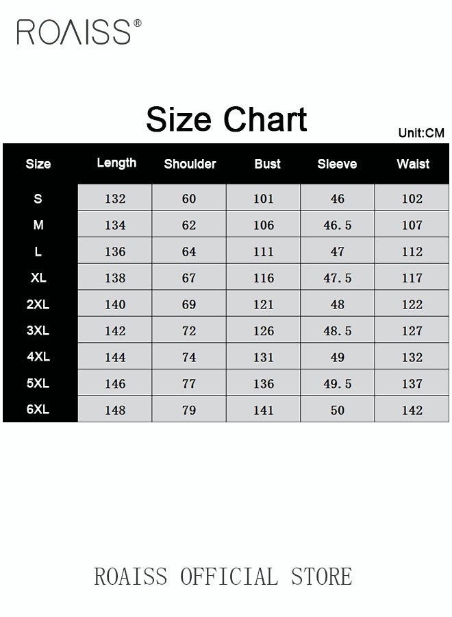 roaiss Ladies Stylish V Neckline Dress for Daily Commute Long Sleeve Cotton Linen Dress with Simple Design and Soothing Solid Color Featuring High Waist - Image 3