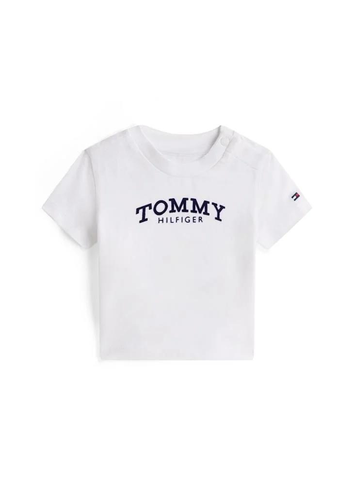 TOMMY HILFIGER Kids Logo Crew Neck T-Shirt