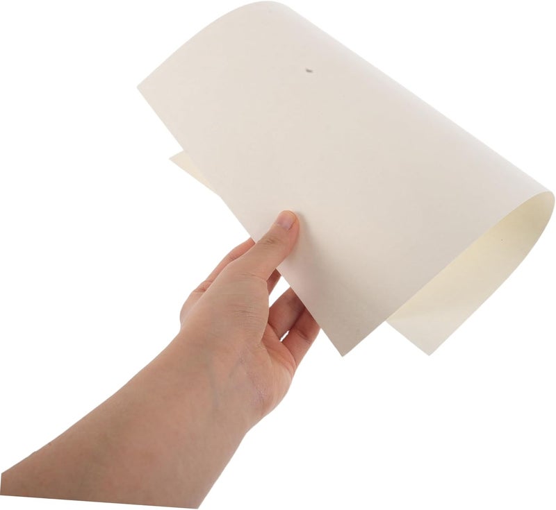 Uonlytech 50pcs White Cardstock Paper A4 Size Vintage Style Heavyweight Texture Paper for Scrapbooking and Art Projects, Resists Ink Bleed and Easy Storage Drawing Sheets - Image 3