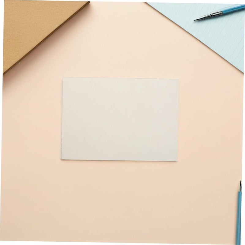Uonlytech 50pcs White Cardstock Paper A4 Size Vintage Style Heavyweight Texture Paper for Scrapbooking and Art Projects, Resists Ink Bleed and Easy Storage Drawing Sheets - Image 5