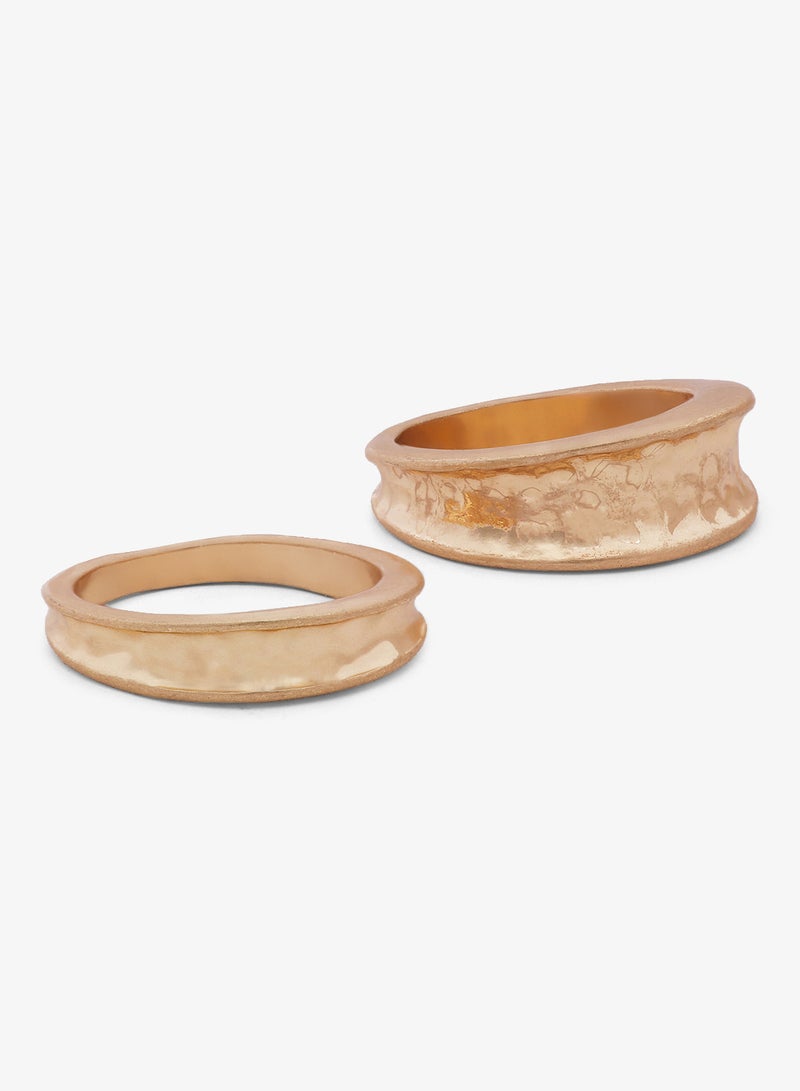Ginger Chunky Gold Ring - Image 1