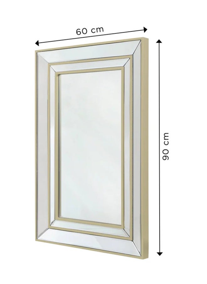 VANITY LIVING Vanity Living Treviso Gold Wall Mirror  - Image 3