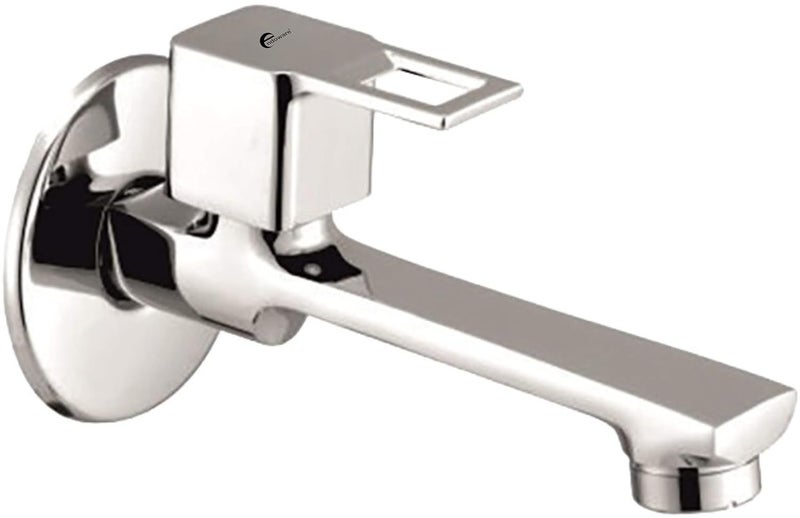 Endoware Solitaire Brass Long Body Bib Tap Stylish Wall Mount Faucet for Kitchen and Bathroom - Image 1