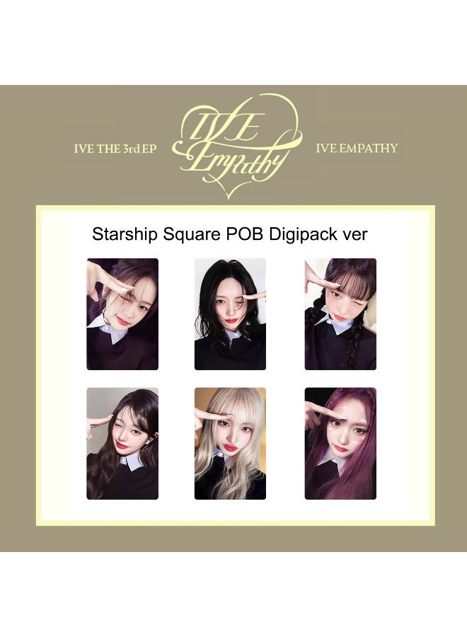 NIBEMINENT 6 Pcs Kpop IVE Empathy Lomo Cards Card For Fans Collection Gifts - Image 1