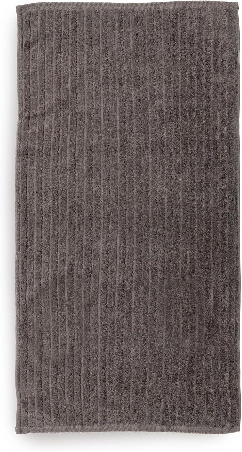 أريكا أرييكا غرين منشفة وجه رمادي فحمي (طقم من 2) 100x50 سم - مصنوعة من 100% قطن مصري جيزة 86، ناعمة، متينة، وأنيقة. - Image 3