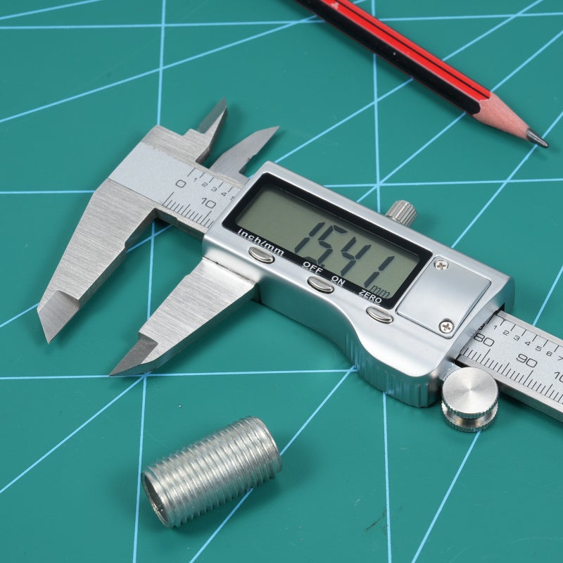 Digital Vernier Caliper: 150mm Range Stainless Steel Material - Accurate Measurement with 2 Units Conversion Sliding Gauge for Professional Machinists and Home DIY Projects - Image 4