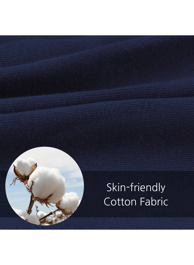 BALEAF Womens Sweatpants Cotton Joggers with Pockets Lounge Sweat Pants Tapered Casual Running Workout Yoga Navy Blue Size L - Image 5