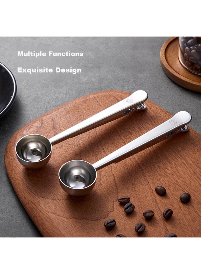 JD.com Jd Original Spoon Measuring Spoon For Milk Powder And Coffee 304 Stainless Steel Multifunctional 20ml*2 Pieces - Image 2