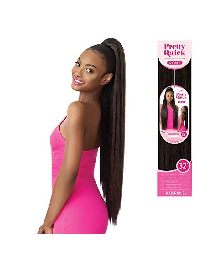 Outre Wrap Ponytail Pretty Quick Nadirah 32" (Drrsgd) - Image 3