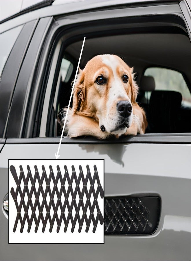 Jeffers Pet Plastic Car Window Vent, 24" – Adjustable Dog Travel Accessories for Fresh Air & Protection, Universal Fit Rear Windows, Compact Retractable, Pet Gifts for Cars, Trucks & SUV - Image 1