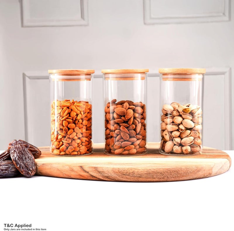 VILON 11oz(330ml) 12-Pack Glass Jars Set, Cylinder Spice Jars with Bamboo Lids and Labels, Food Storage Container Canisters for Home Kitchen, Spice, Herbs, Seasoning, Seed, Tea, Sugar, Salt - Image 5