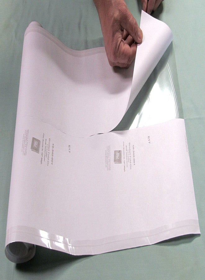 Brodart 20 Yard Roll 10" Brodart Lo-Luster Book Jacket Covers - Center-Loading, Clear, Mylar, Adjustable - Image 2