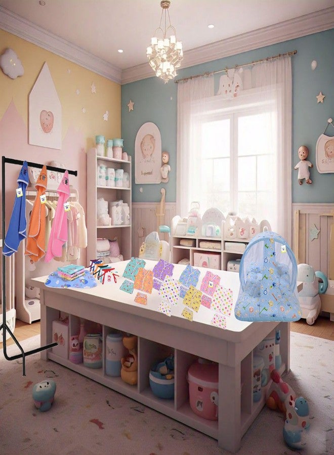 Toddylon 30 in 1 New Born Baby Products All Gift Pack | Baby Bedding Set | Baby Clothes | Essentials Items | Combo Set |New Born Boys Girls | Baby Bed (0-6 Months) Blue - Image 4