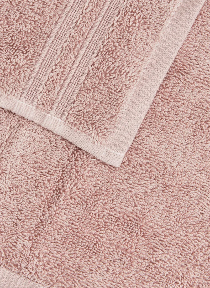 Matalan 4 Pack Dusky Pink 100% Egyptian Cotton Face Cloths