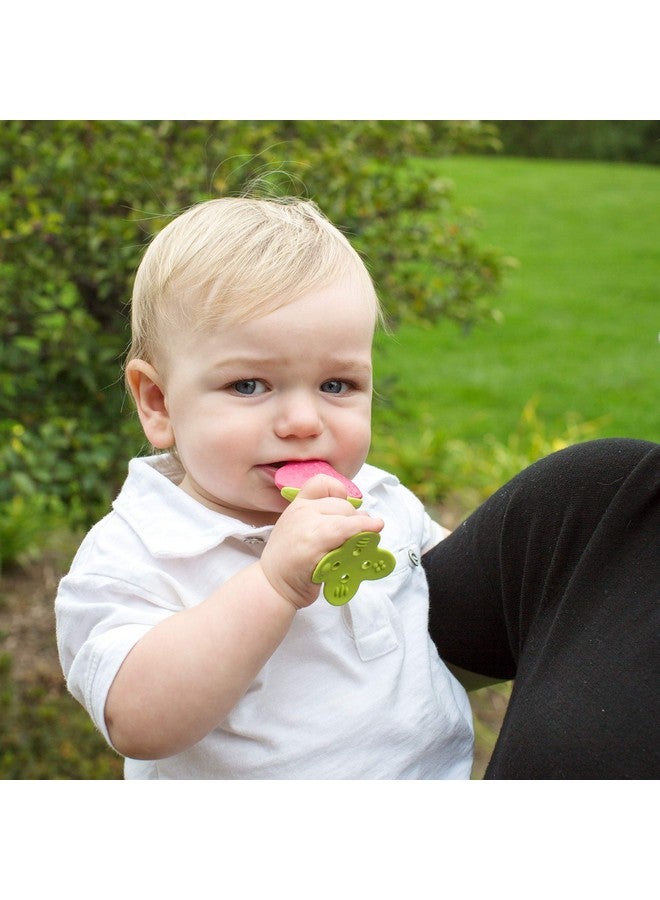 إنو بيبي عضاضة الفواكه الأصلية الحائزة على جائزة من Innobaby - لتخفيف آلام اللثة للأسنان الأمامية والأضراس مع عضاضة خالية من مادة BPA، لعبة حسية للأطفال الرضع والأطفال الصغار - بنكهة العنب/الحمضيات/التوت - Image 3