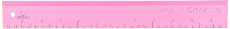 CM Designs Ruler 12 AddAQuarter Pink CMDsnsRuler12AddAQuarterPink