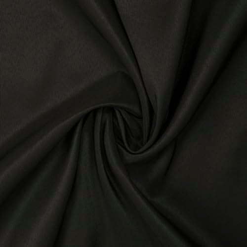 Gee Di Moda Round Tablecloth - 120 Inch Black Round Table Cloth for 60 to 96 Inch Round Tables - Heavy Duty Washable Fabric - for Buffet Table, Holiday Party, Dinner, Wedding & Baby Shower - Image 4