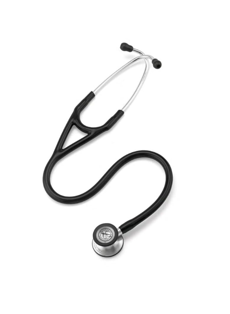 3M Littmann Stethoscope, Cardiology IV, Black Tube, Stainless Steel Chestpiece, 22 inch, 6152 - Image 2