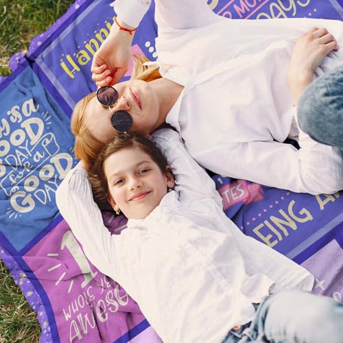 Yufrtck Gifts for 11 Year Old Girls - 11 Year Old Girl Birthday Gifts Throw Blanket 60 x 50 inch - 11 Yr Old Girl Gift Ideas - 11th Birthday Decorations for Girls - Bday Gift for 11 Yr Old Teen - Image 3