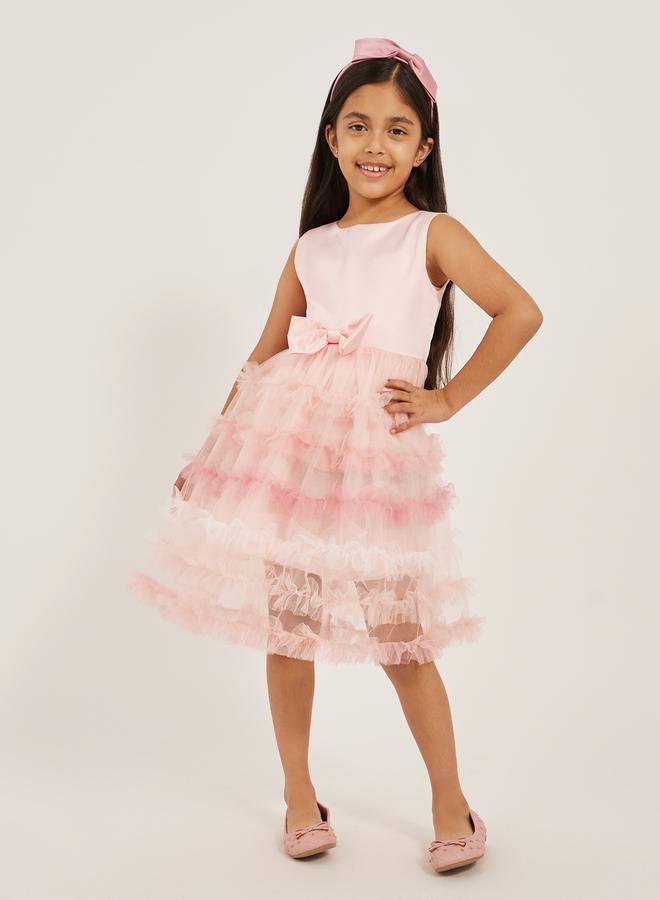 Styli Ruffled Tulle Layer Dress  - Image 5