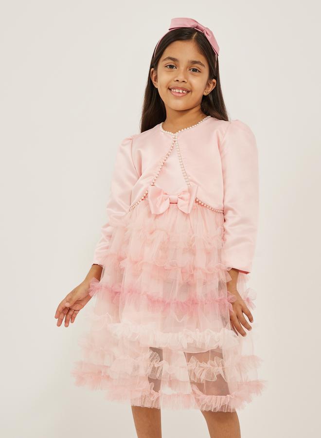 Styli Ruffled Tulle Layer Dress  - Image 2