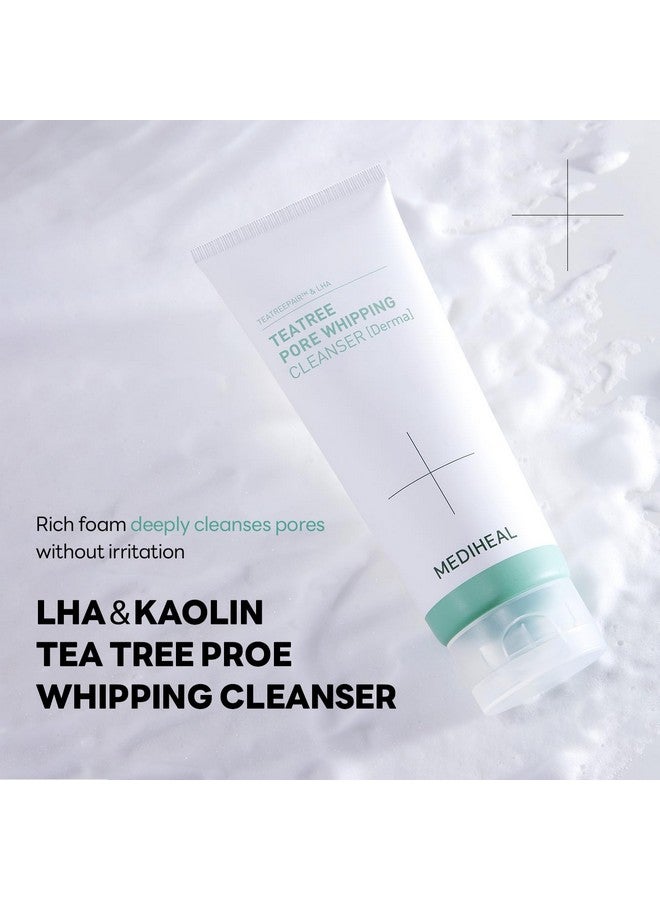 MEDIHEAL Teatree Pore Whip Cleanser Special Set (6.76 Fl Oz + 1.69 Fl Oz) Fresh And Revitalized Complexion Pore Cleanser With Lha & Kaolin - Image 2