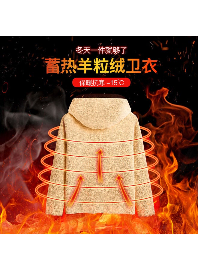 Baleno Women'S Hooded Sweatshirt, Autumn Warm Fleece-Lined Thick Long-Sleeve Jacket For Women - Image 5