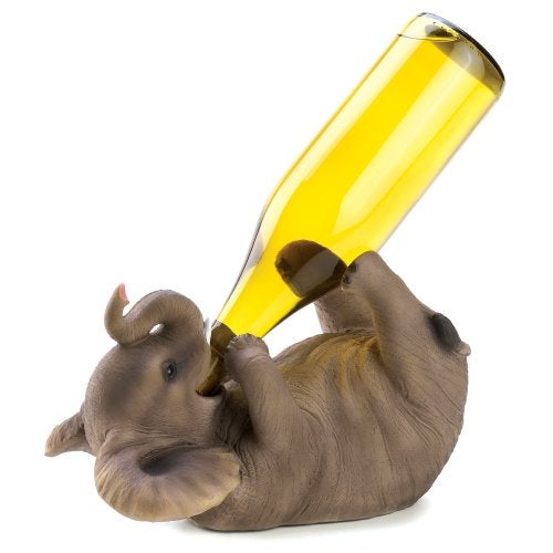Accent Plus Gifts & Decor 12615 Playful Elephant Wine Holder, Multicolor - Image 5