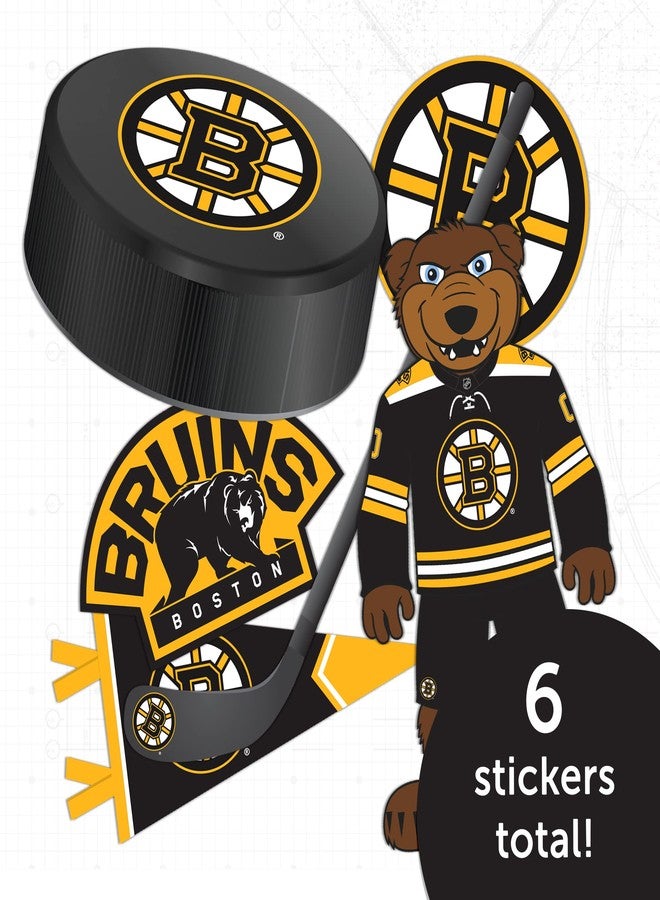 Desert Cactus Boston Bruins Sticker NHL Team National Hockey League Vinyl Decal Laptop Water Bottle Car Scrapbook Sheet (Type 2) - Image 4