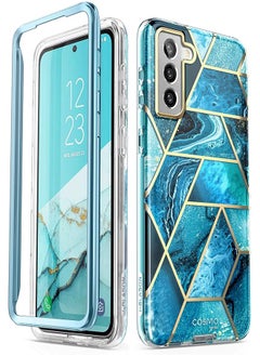 Cosmo Series for Samsung Galaxy S21 5G Case, Slim Stylish Protective Case Without Built-in Screen Protector (Ocean)