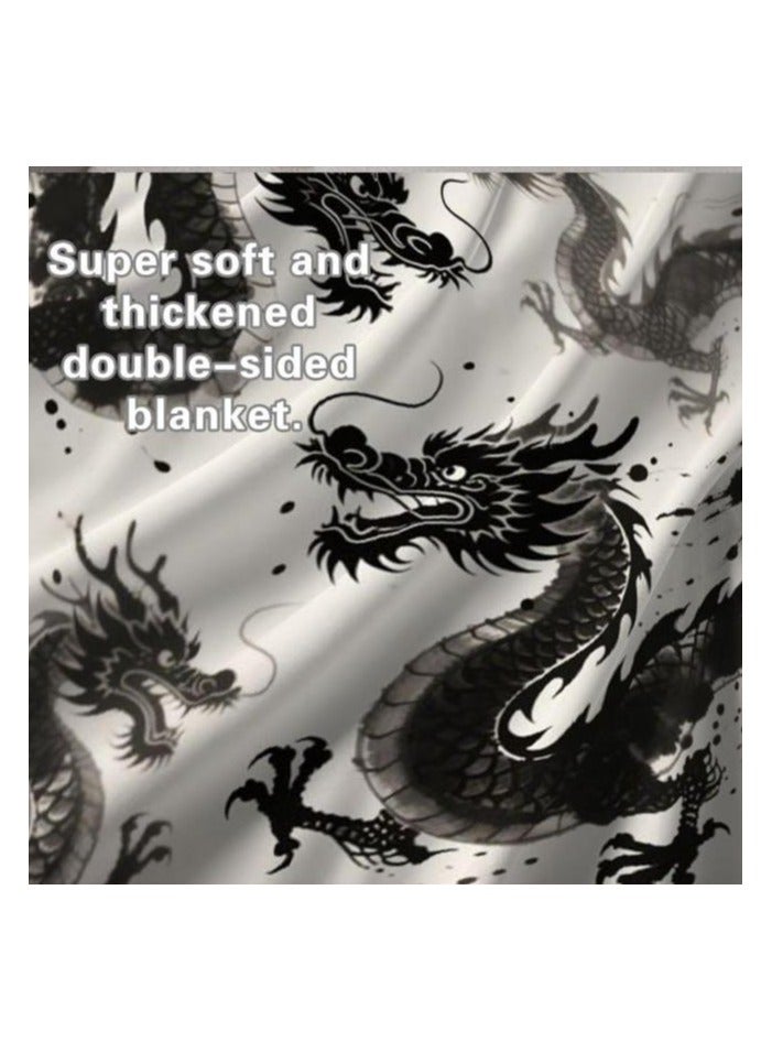 عام بطانية رقيقة من الفانيلا الكرتونية للأطفال أو الطلاب (دافئة ومريحة ومناسبة للنوم والألعاب) 100 سم * 150 سم - Image 1