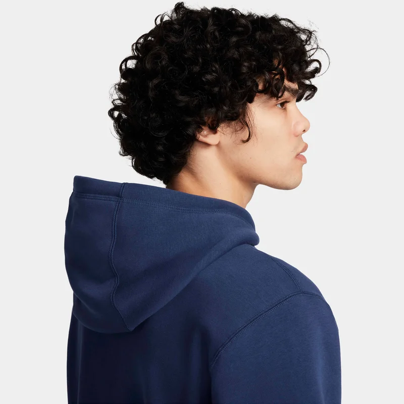 Nike Blue Men's Club Fleece Pullover Hoodie for Men | Best Price UAE
