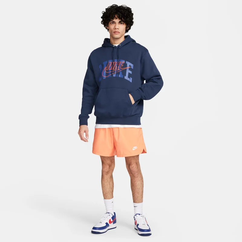 Nike Blue Men's Club Fleece Pullover Hoodie for Men | Best Price UAE
