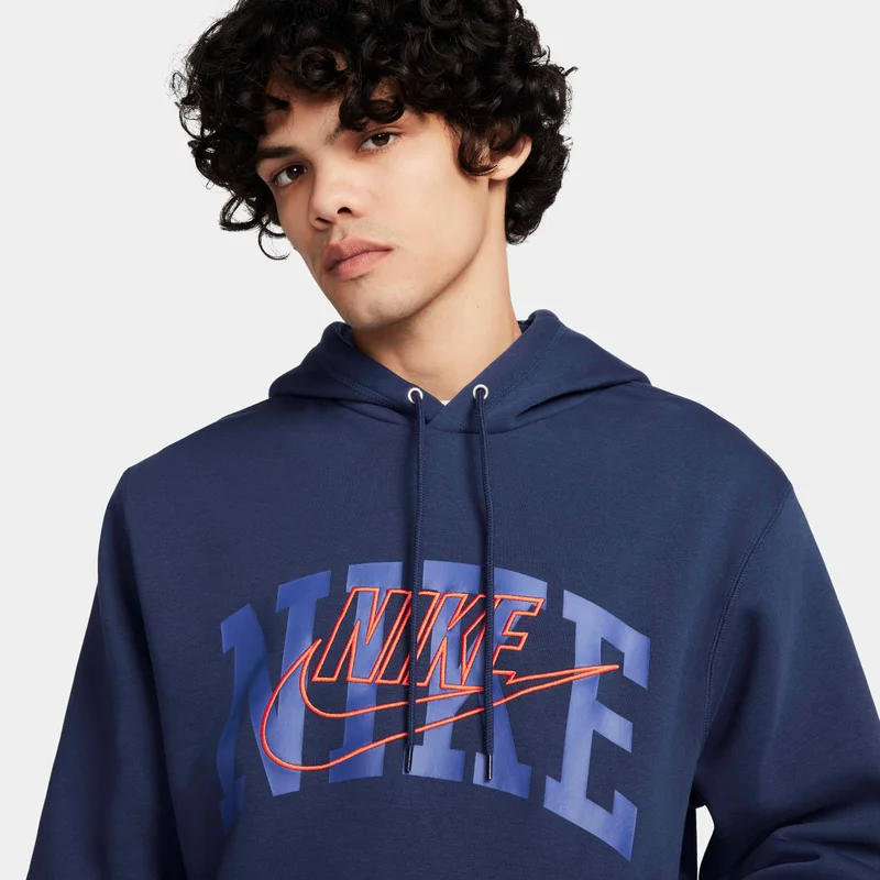 Nike Blue Men's Club Fleece Pullover Hoodie for Men | Best Price UAE