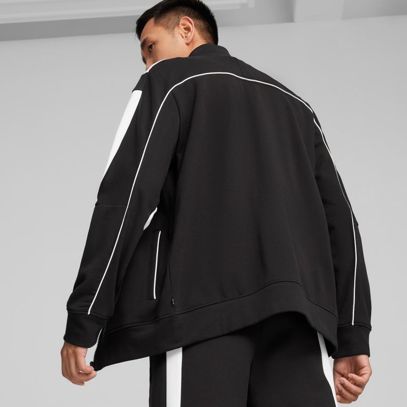 PUMA BMW M Motorsport MT7+ Mens Black Zip Through Sweat Jacket - Image 5