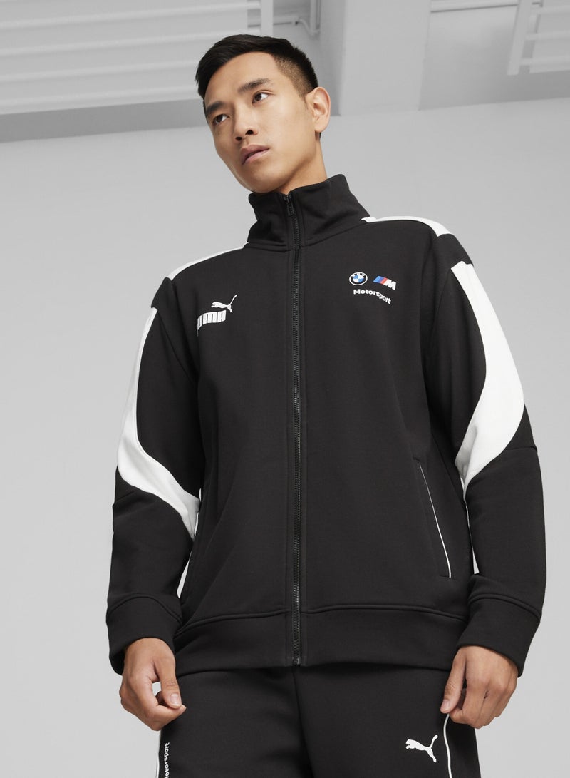 PUMA BMW M Motorsport MT7+ Mens Black Zip Through Sweat Jacket - Image 1