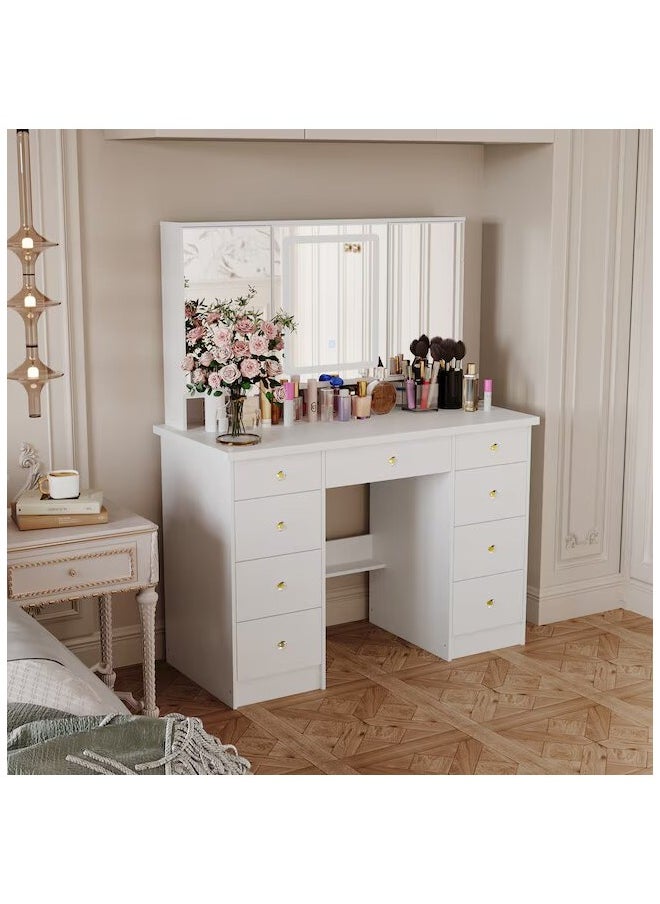 Malazhouse - Modern Makeup Vanity – MZKV002 - Image 1