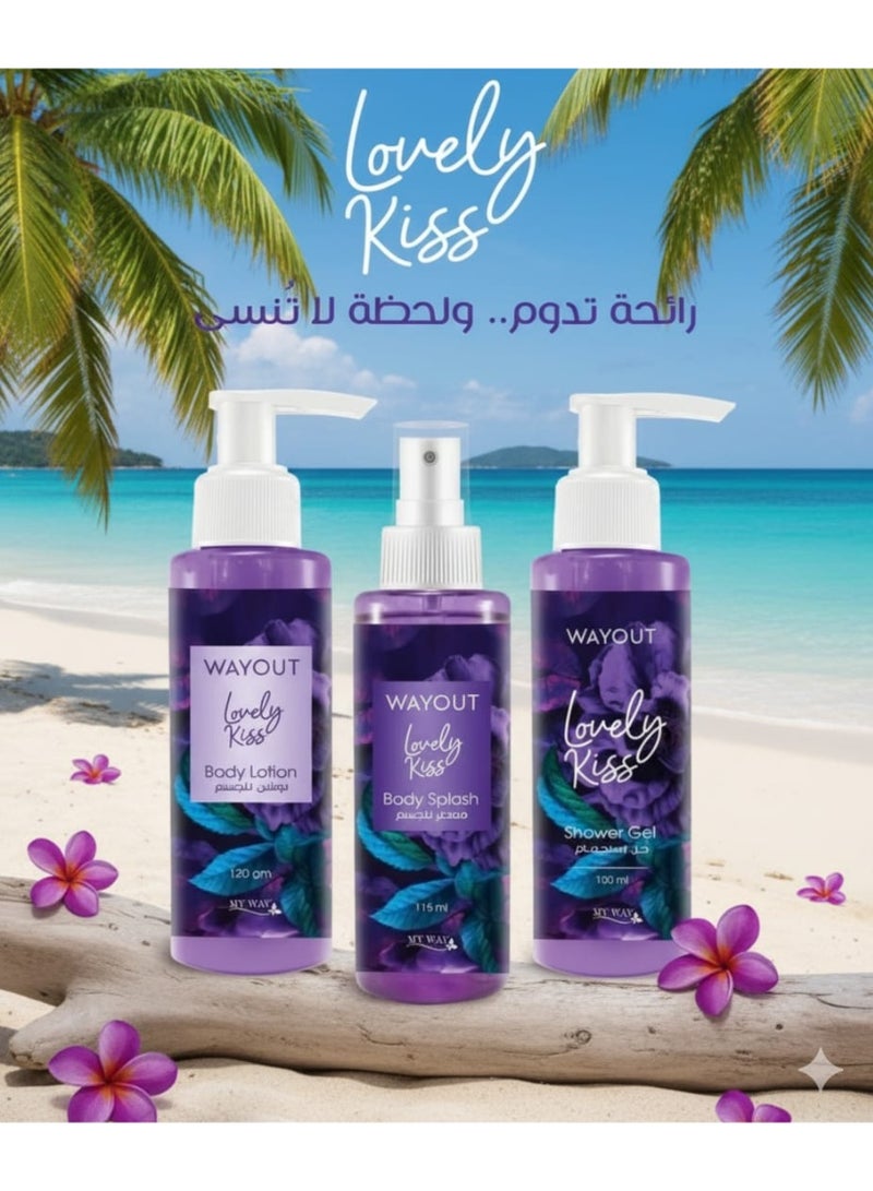 My Way Body Care Set for Softness & Fragrance – 3 Pieces (Lotion + Shower Gel + Body Mist) - Image 3